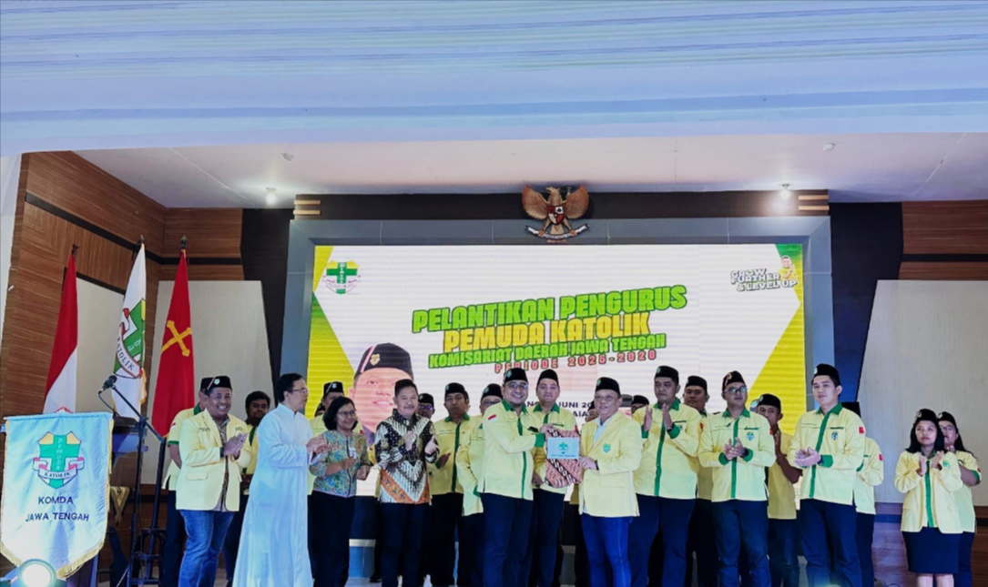 Pemuda Katolik Komda Jawa Tengah Dilantik Oleh Ketua Umum, Mewujudkan Bonum Comune di Jawa Tengah
