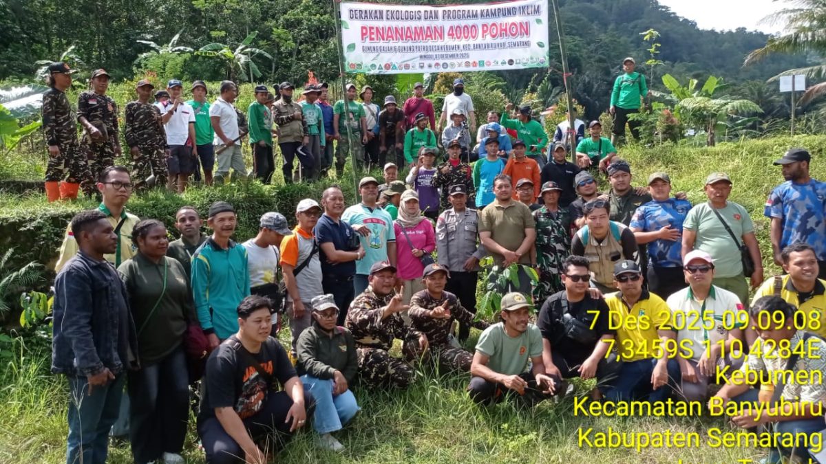 Pemuda Katolik Komisariat Cabang Kabupaten Semarang InisiasiPenanaman 4.000 Pohon sebagai Wujud Aksi Nyata Kepedulian Lingkungan